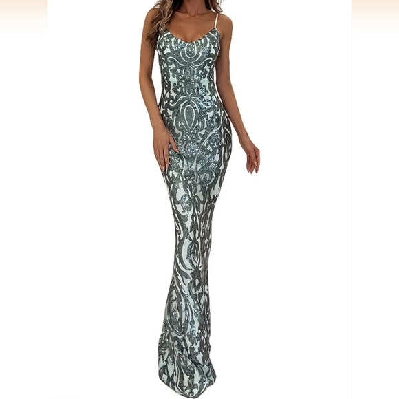 Missord Stunning Sequined Mermaid Dress *NWT* - Picture 2 of 4